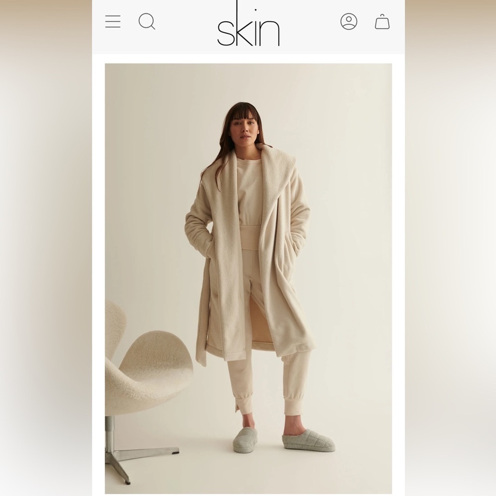 Skin Vivienne Fleece Robe